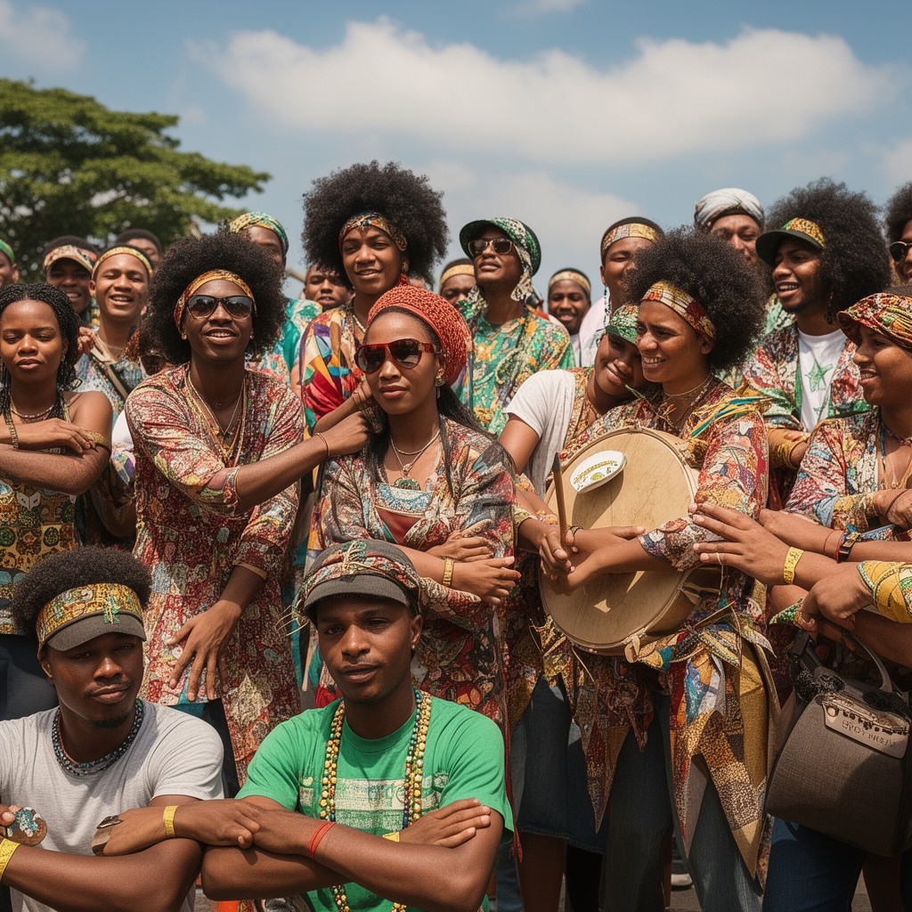 AI-generated illustration of Afro-Brazilians