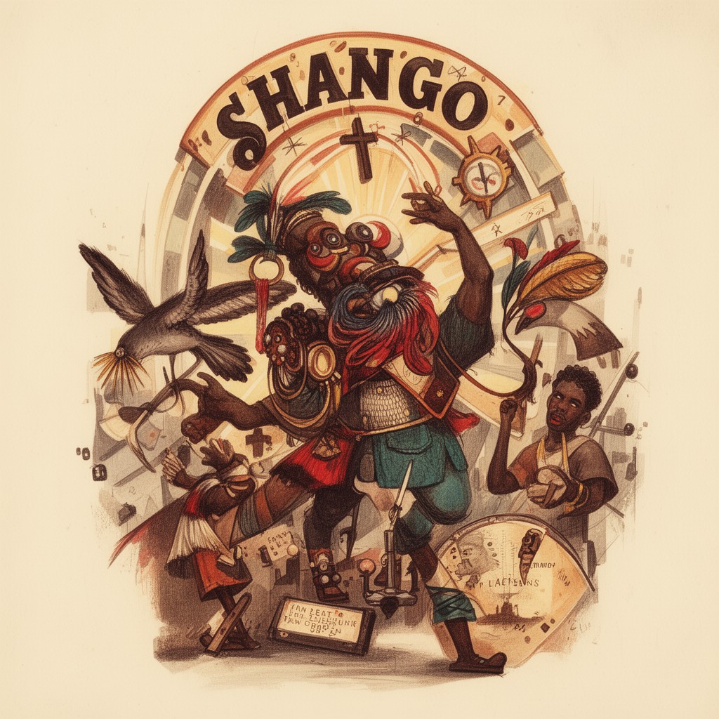 AI-generated illustration of Shango Baptist