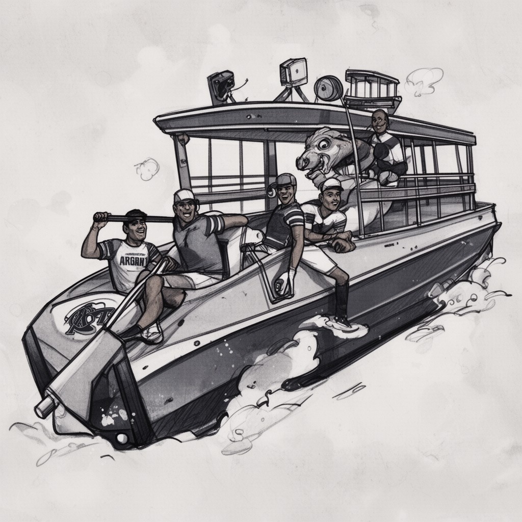 AI-generated illustration of Boatmen