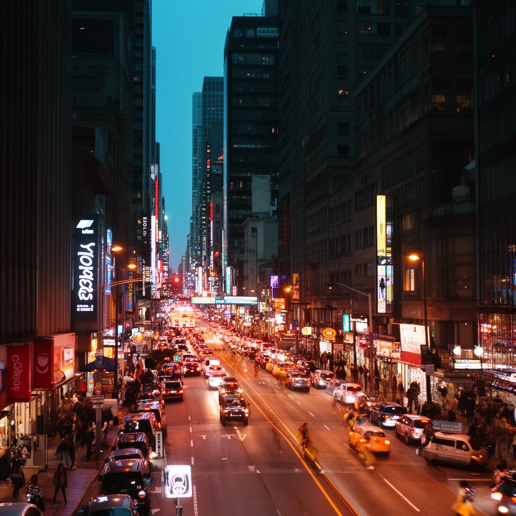 AI-generated illustration of Yonge Street