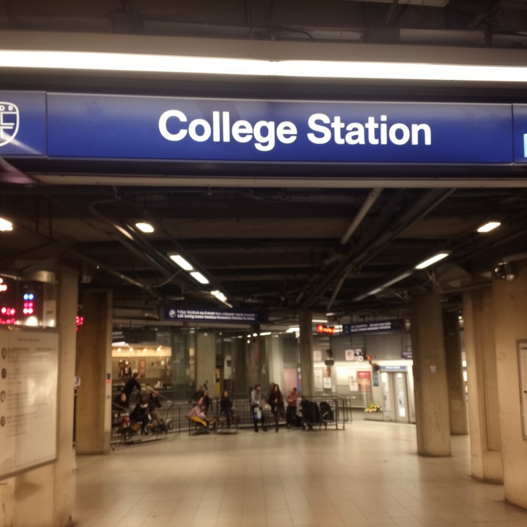 AI-generated illustration of College station