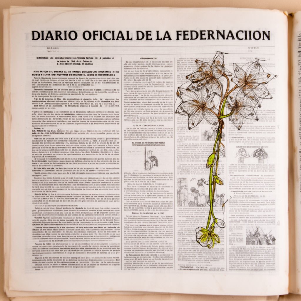 AI-generated illustration of Diario Oficial de la Federación