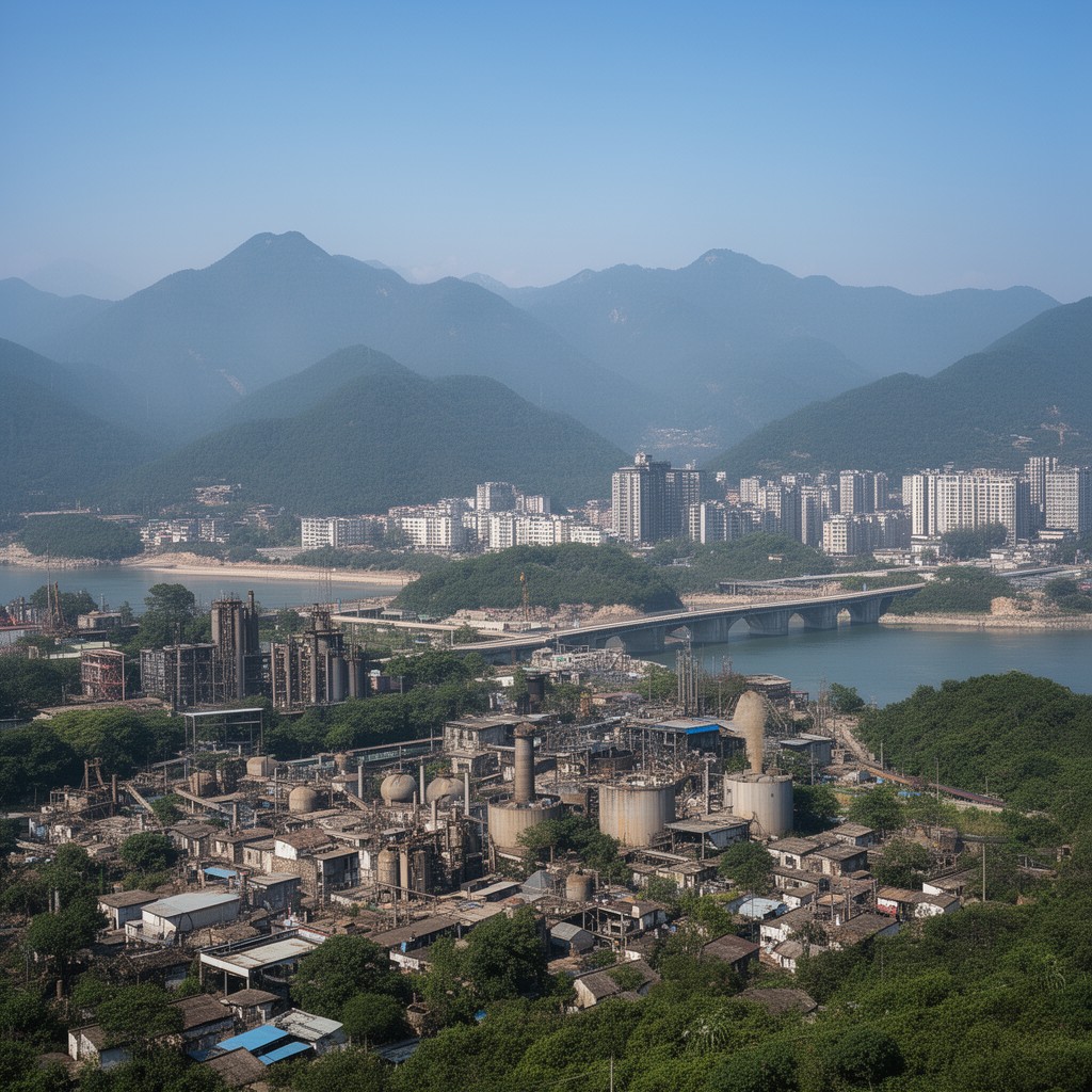 AI-generated illustration of Hubei Province