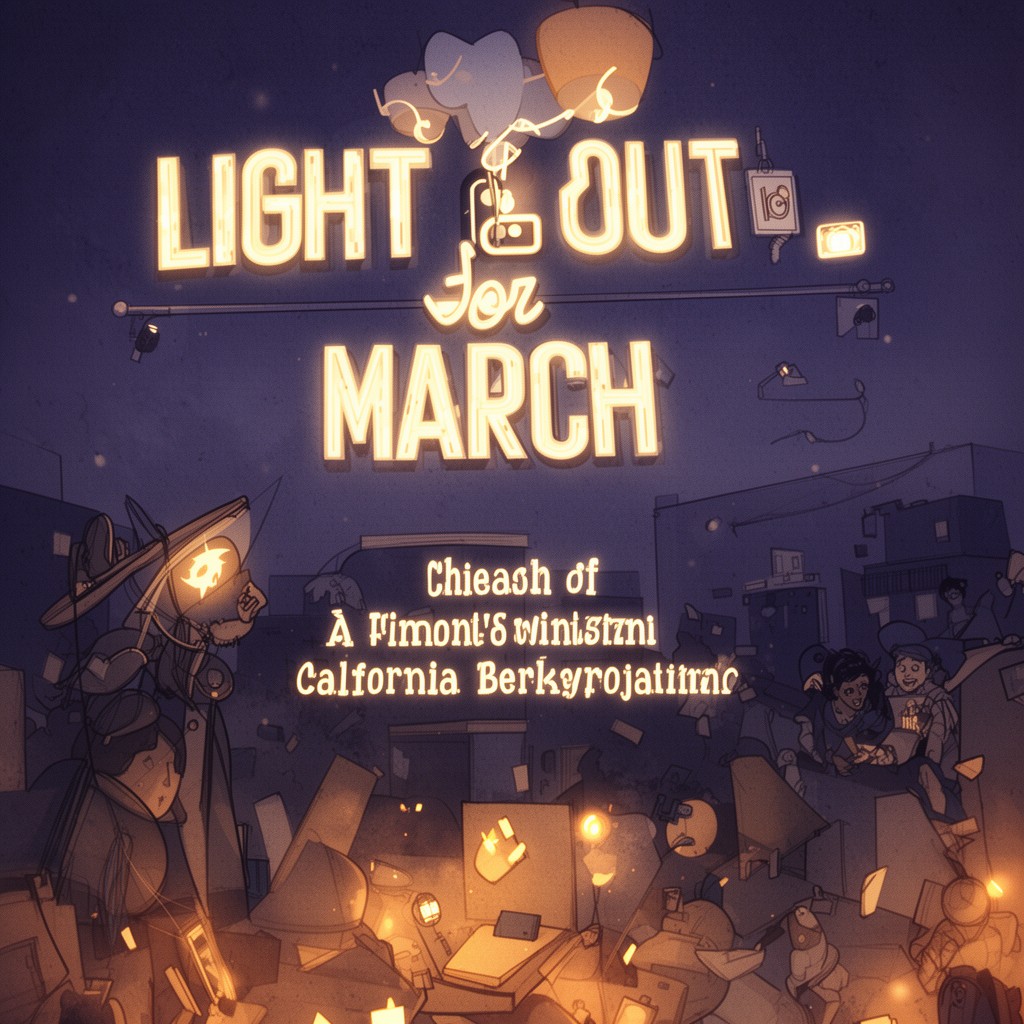 AI-generated illustration of Lights Out March