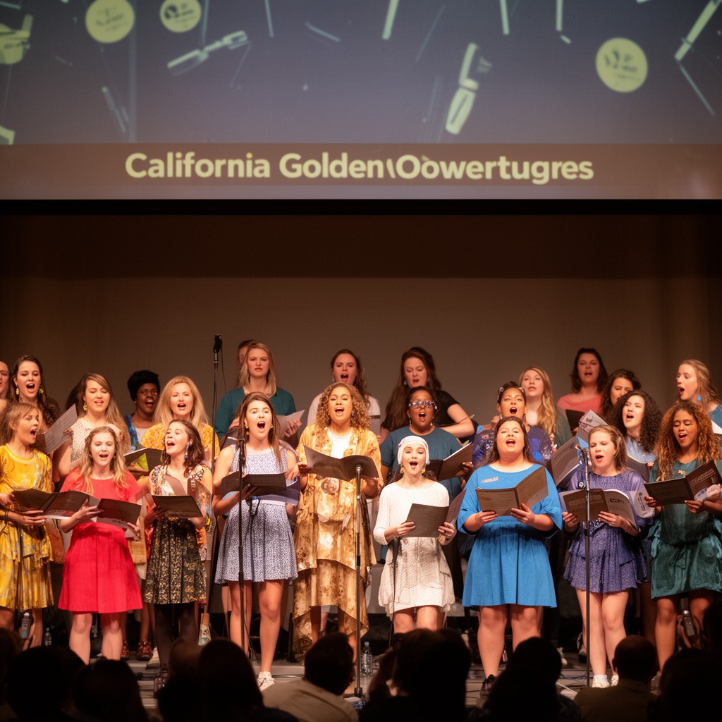 AI-generated illustration of California Golden Overtones