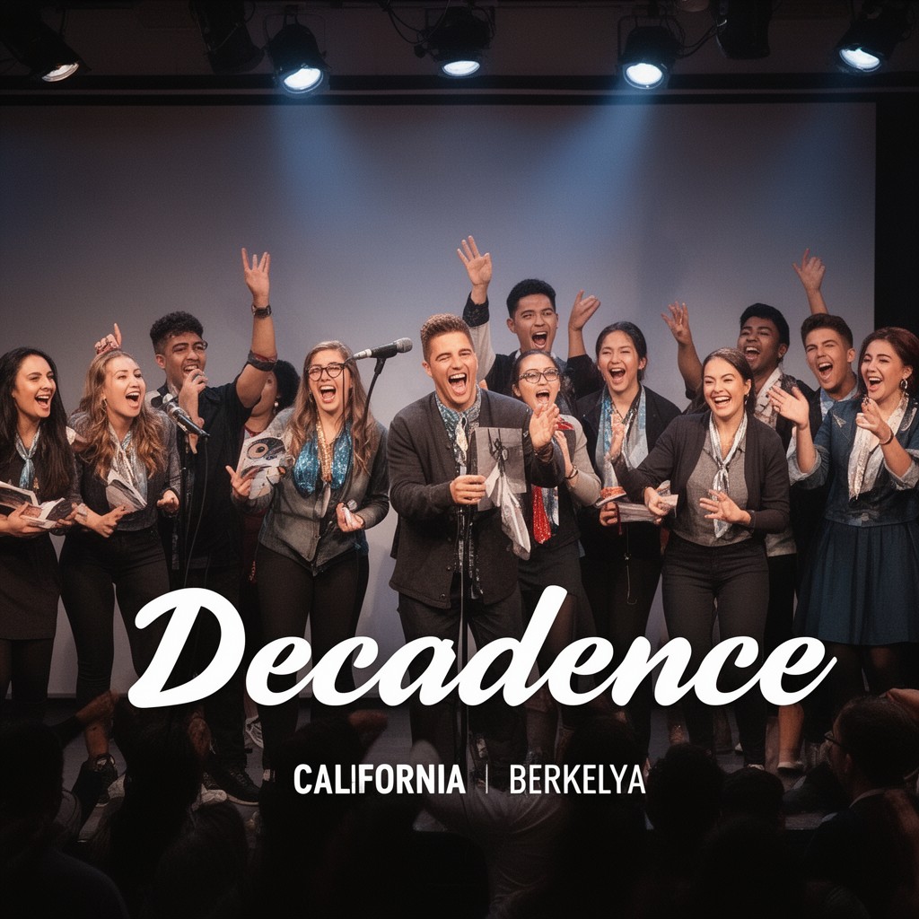 AI-generated illustration of Decadence a cappella