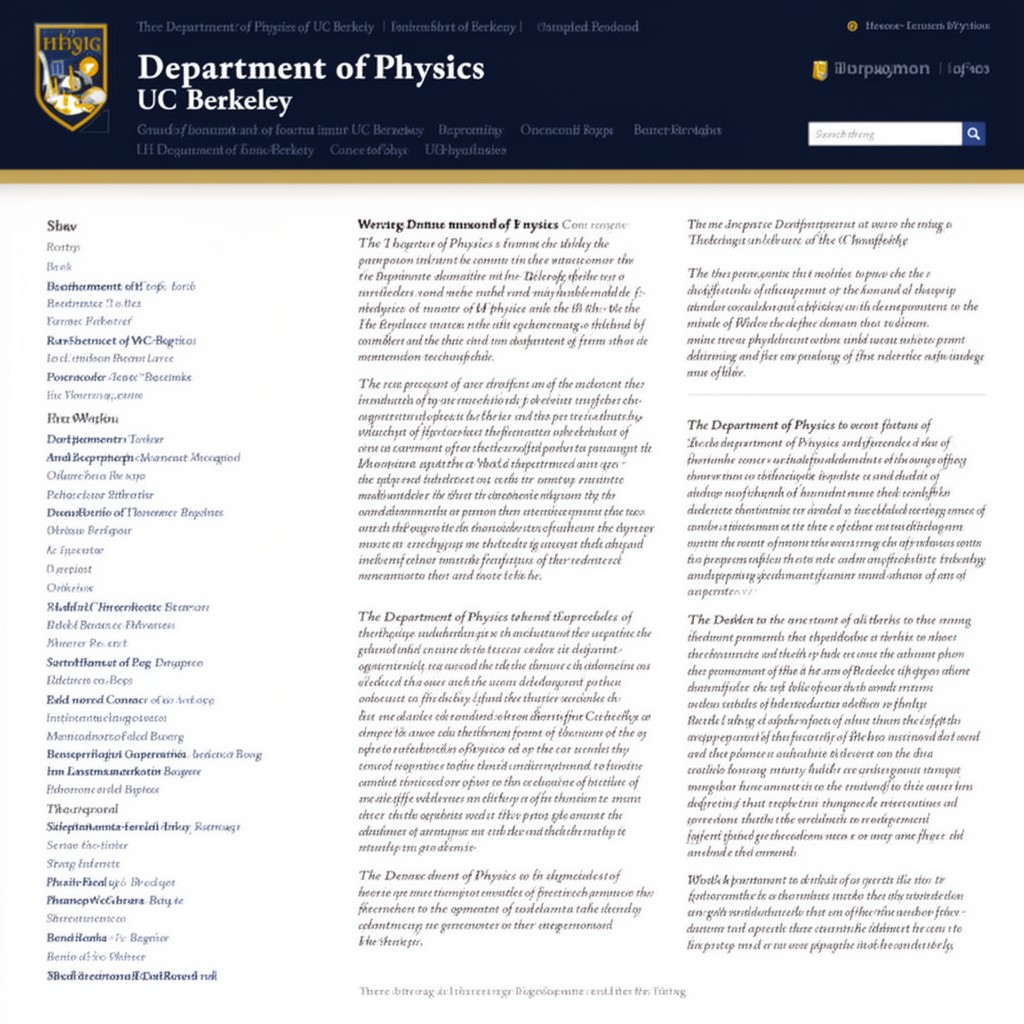 AI-generated illustration of Department of Physics (UC Berkeley)