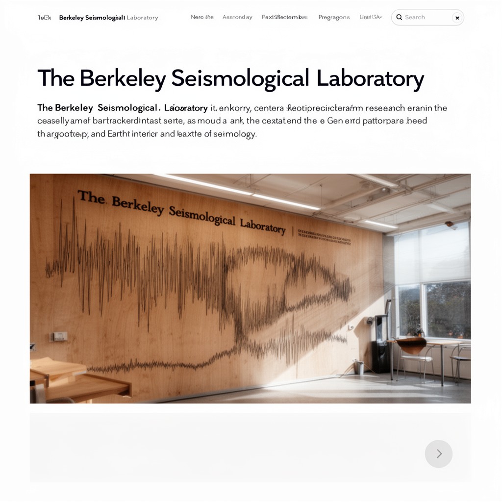 AI-generated illustration of Berkeley Seismological Laboratory