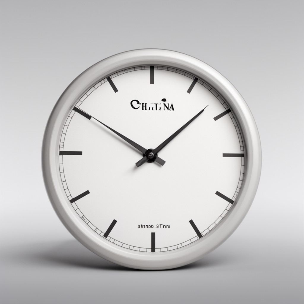 AI-generated illustration of China Standard Time