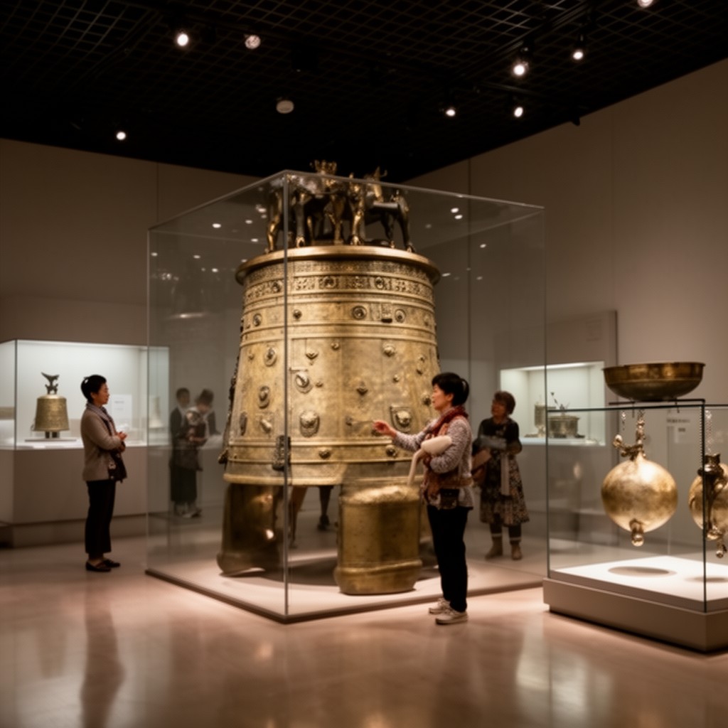 AI-generated illustration of Hubei Provincial Museum