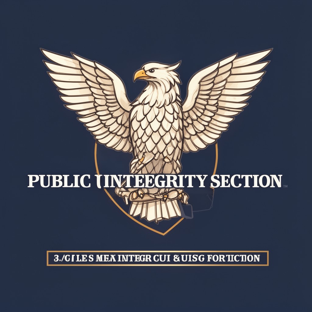 AI-generated illustration of Public Integrity Section