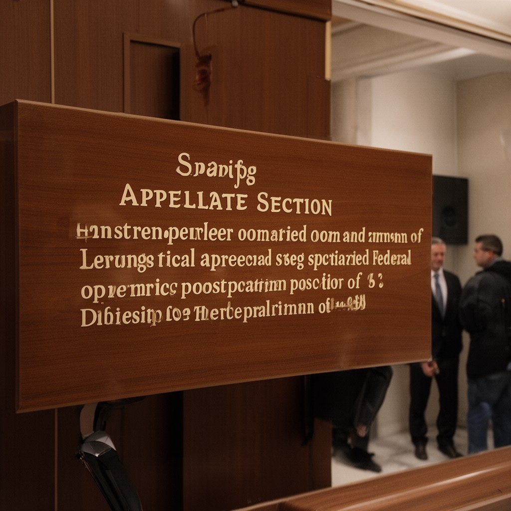 AI-generated illustration of Appellate Section