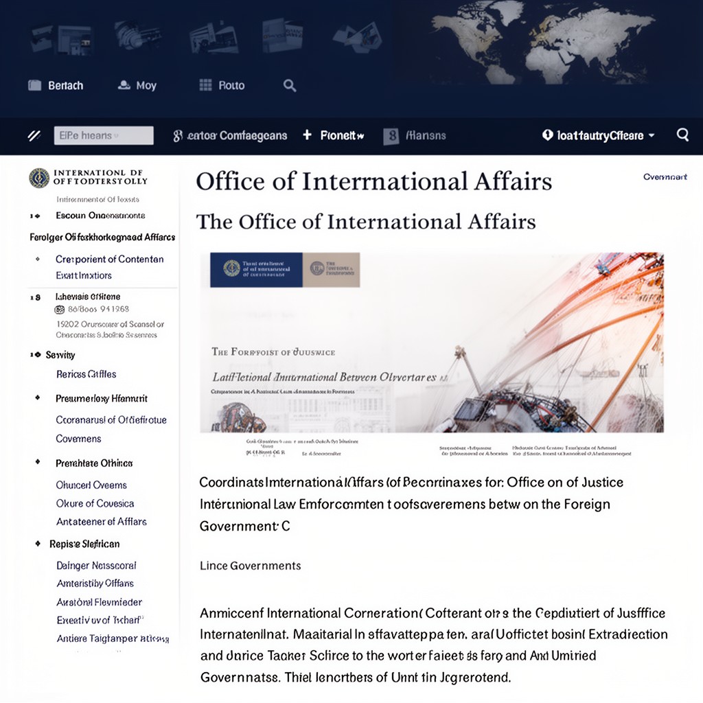 AI-generated illustration of Office of International Affairs