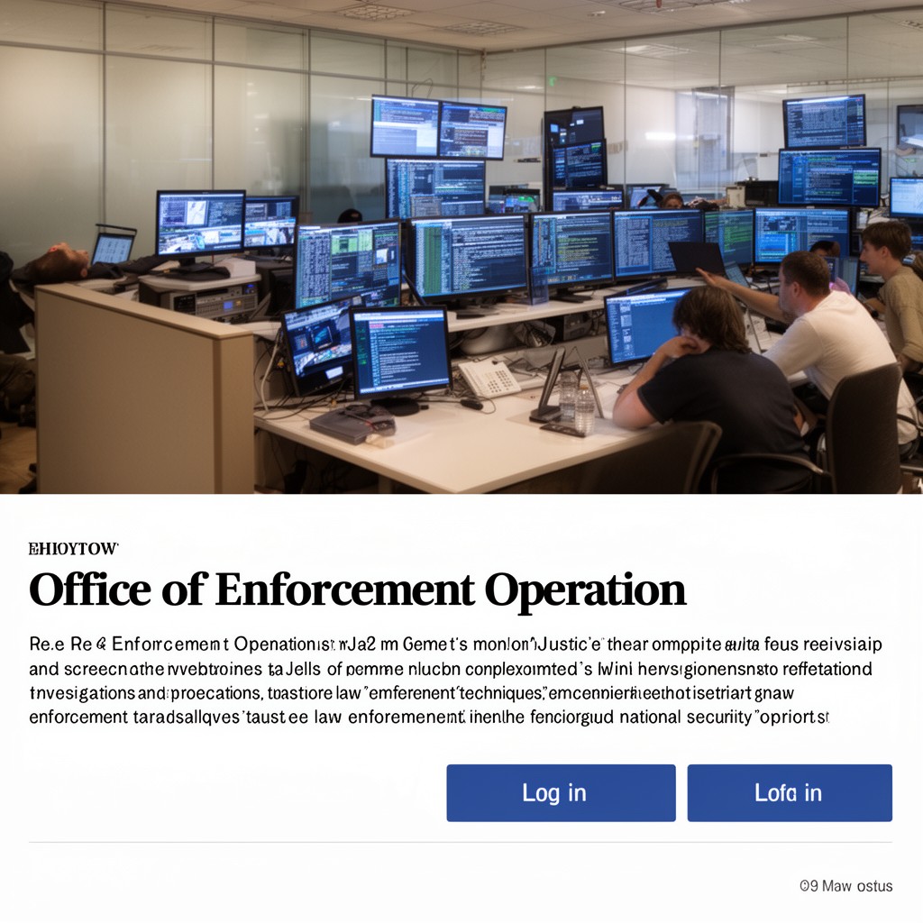 AI-generated illustration of Office of Enforcement Operations