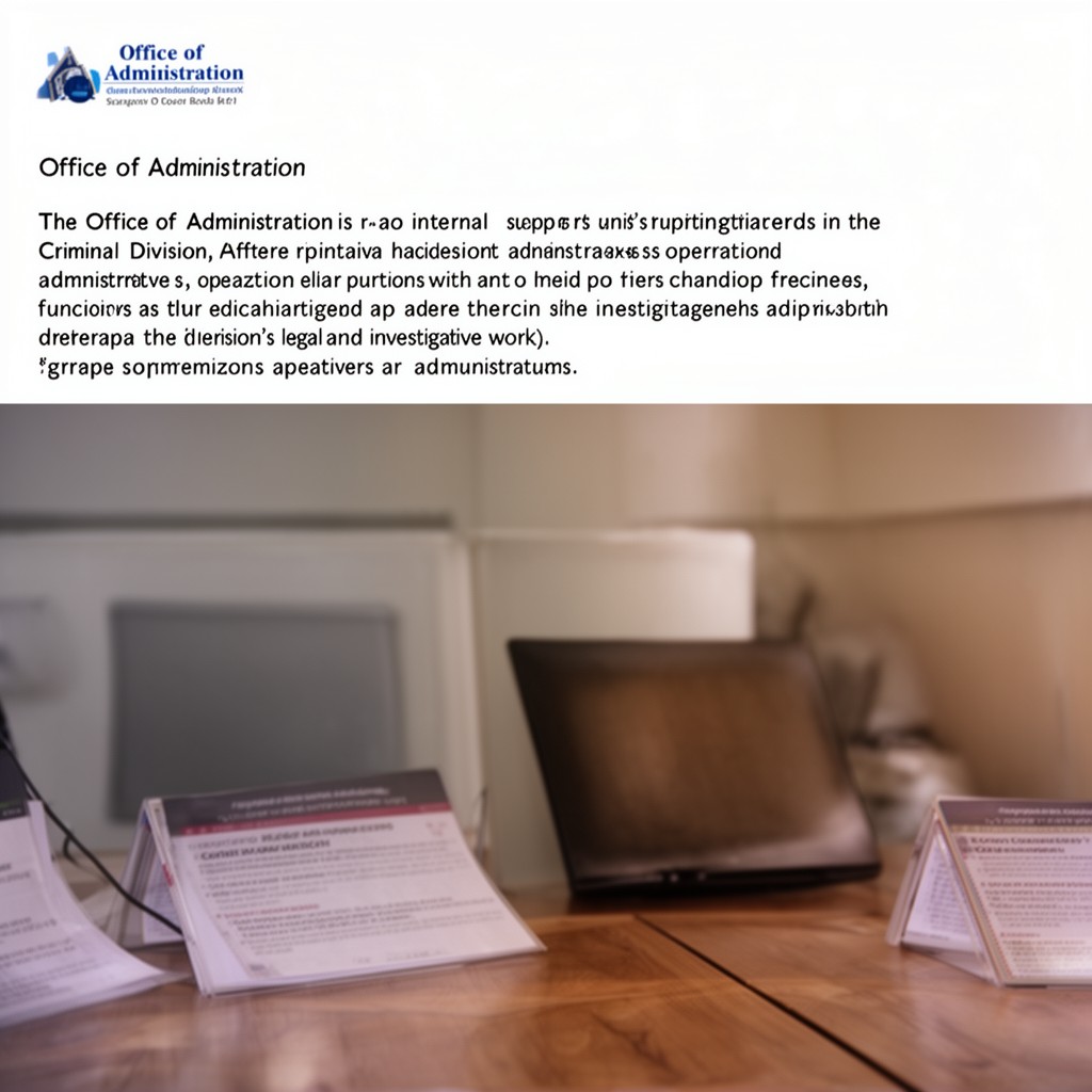 AI-generated illustration of Office of Administration