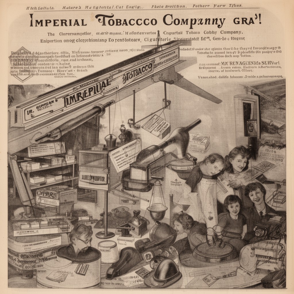 AI-generated illustration of Imperial Tobacco Company of Great Britain and Ireland