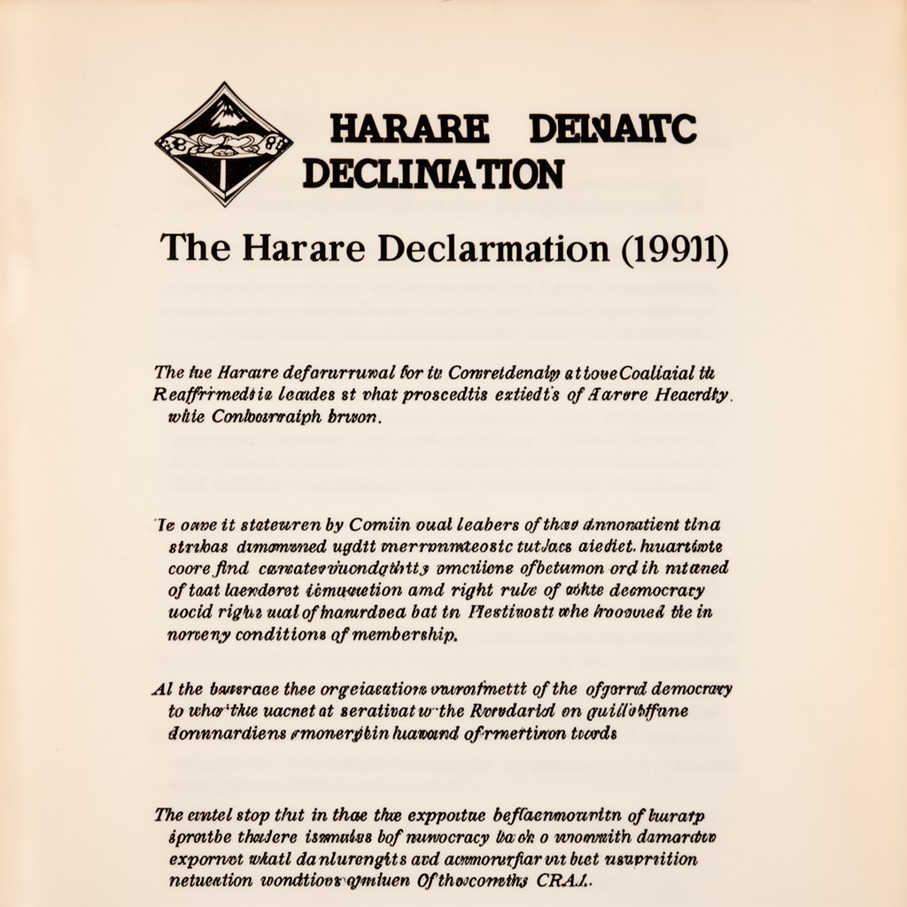 AI-generated illustration of Harare Declaration