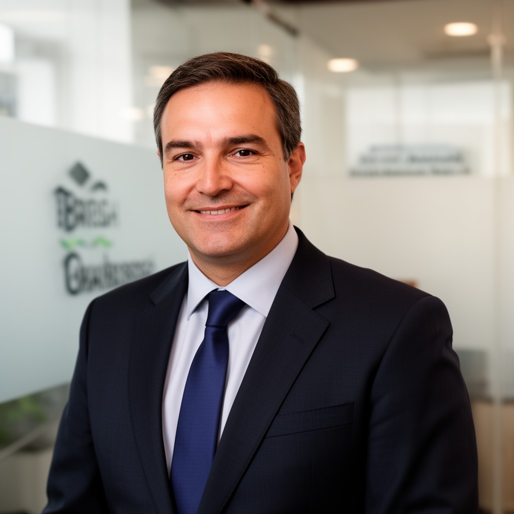 AI-generated illustration of Tadeu Marroco, Chief Executive Officer