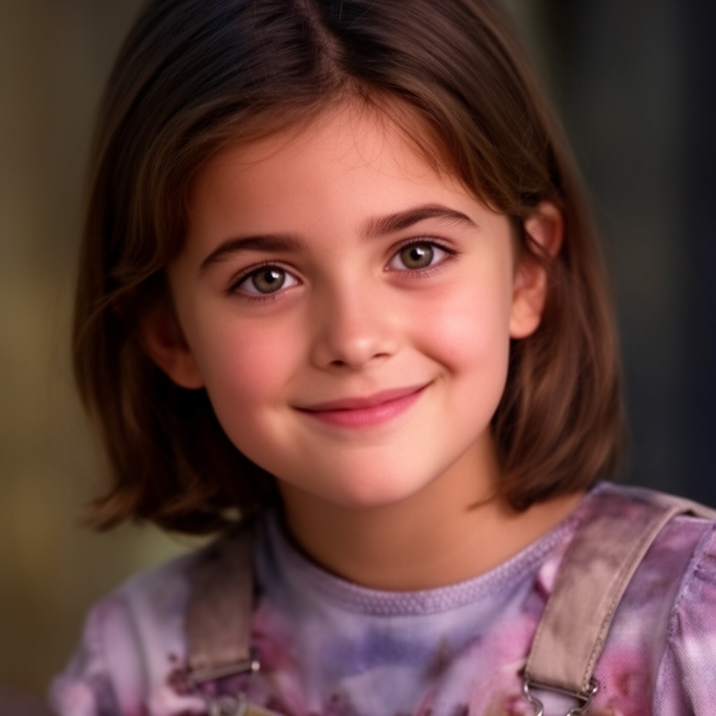 AI-generated illustration of Hallie Kate Eisenberg