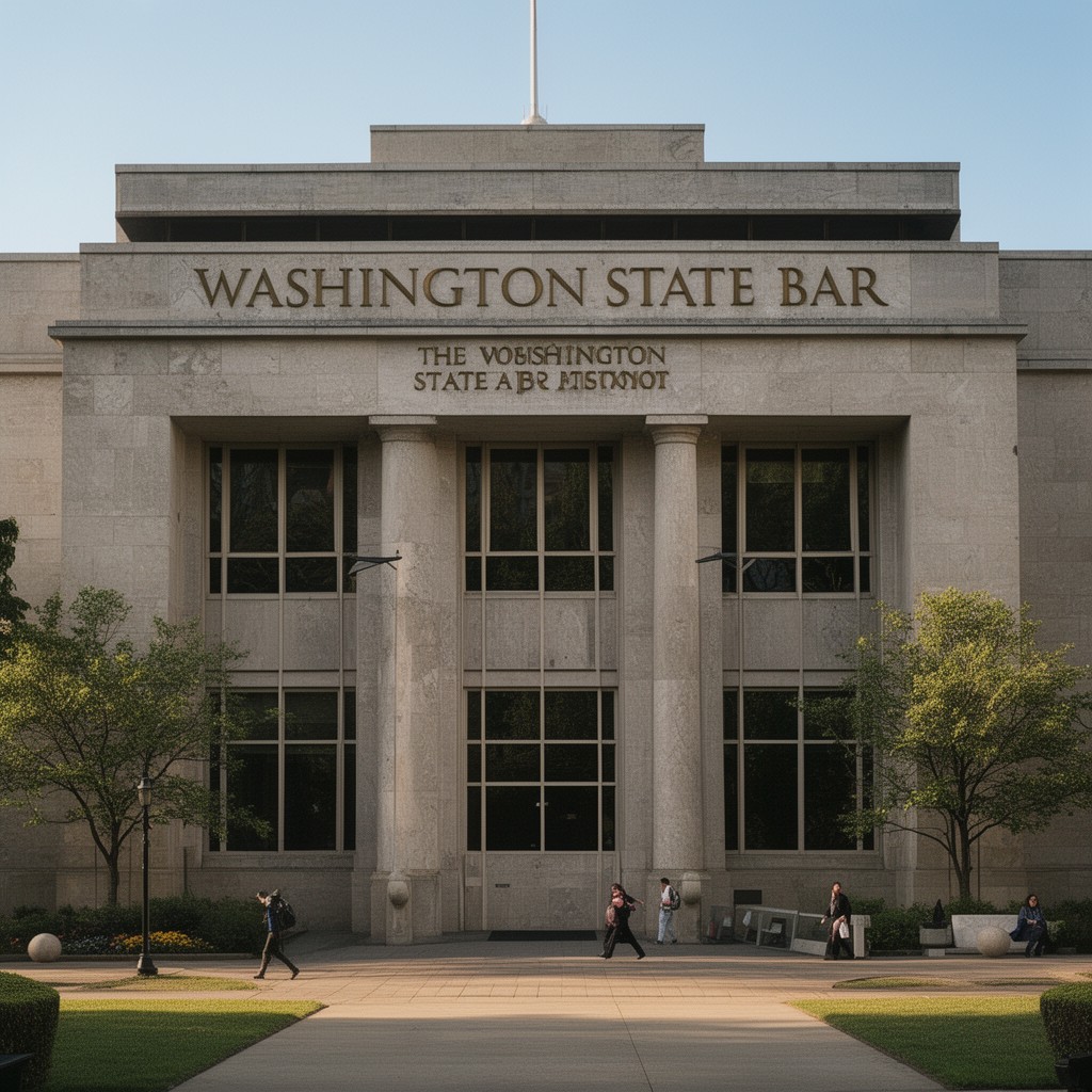AI-generated illustration of Washington State Bar