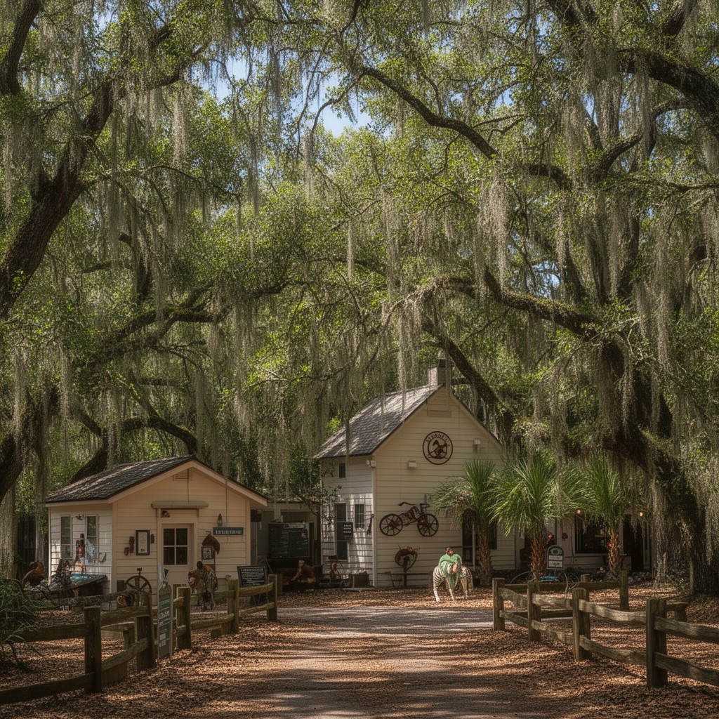 AI-generated illustration of Tallahassee Museum