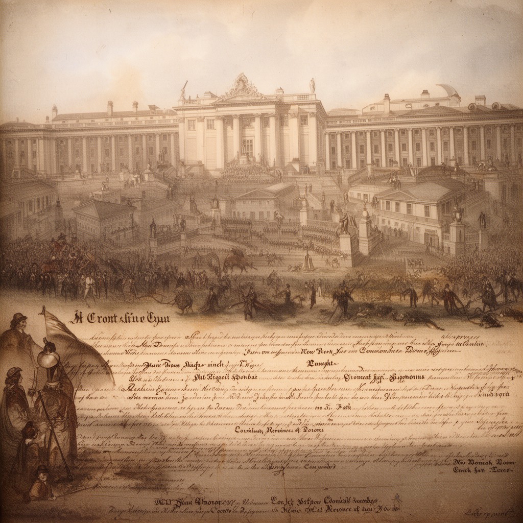 AI-generated illustration of New York Colonial Assembly