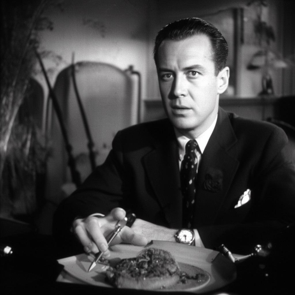 AI-generated illustration of Joseph Cotten