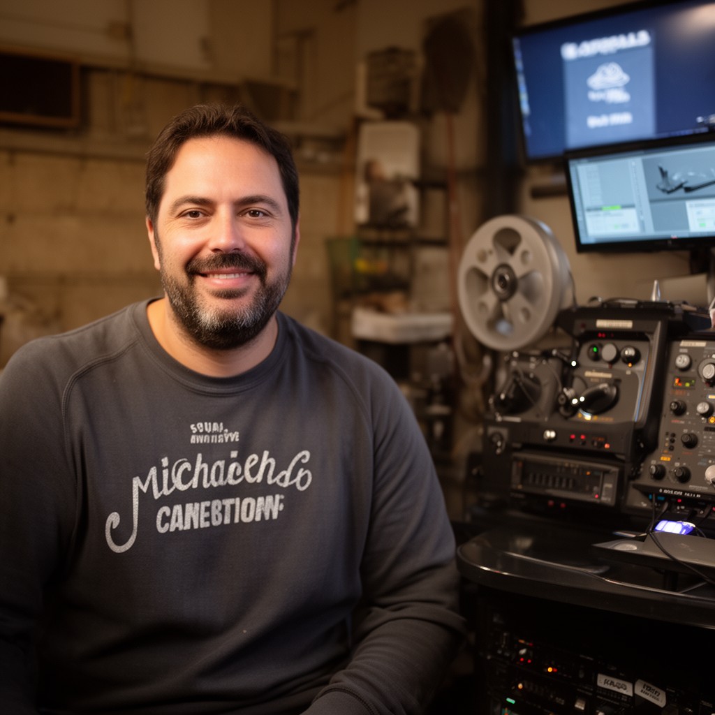 AI-generated illustration of Michael Convertino