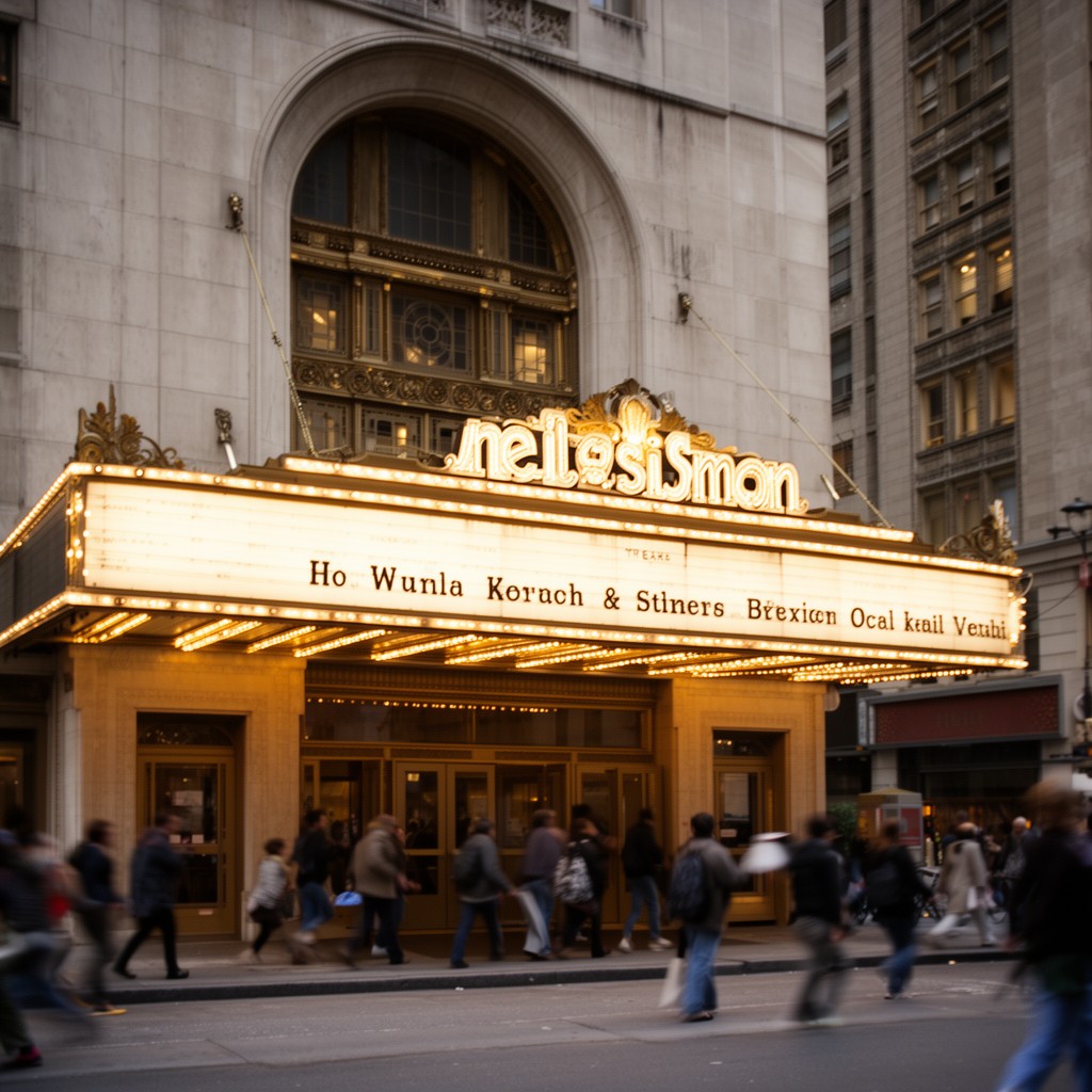 AI-generated illustration of Neil Simon Theatre