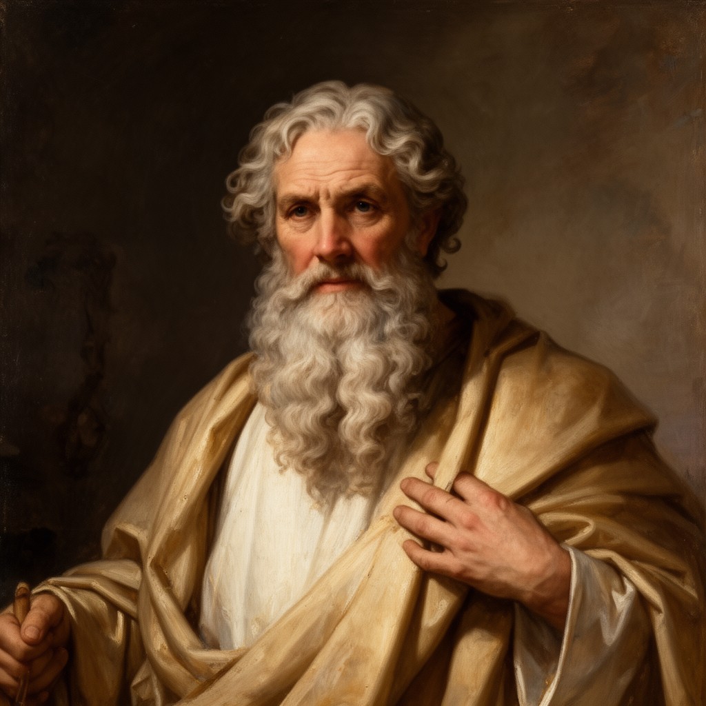 AI-generated illustration of Panaetius of Rhodes