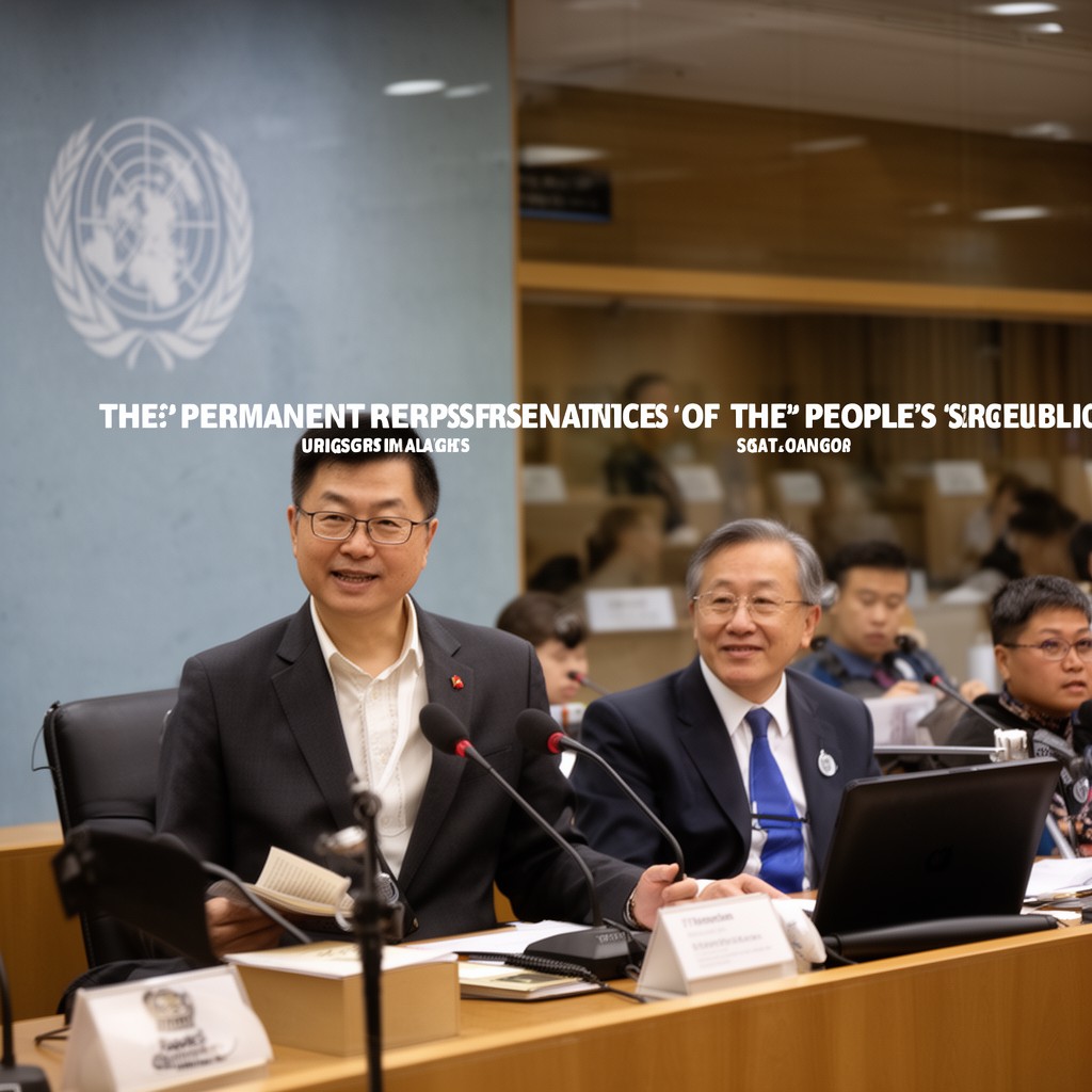 AI-generated illustration of Permanent Representative of the People’s Republic of China to the United Nations