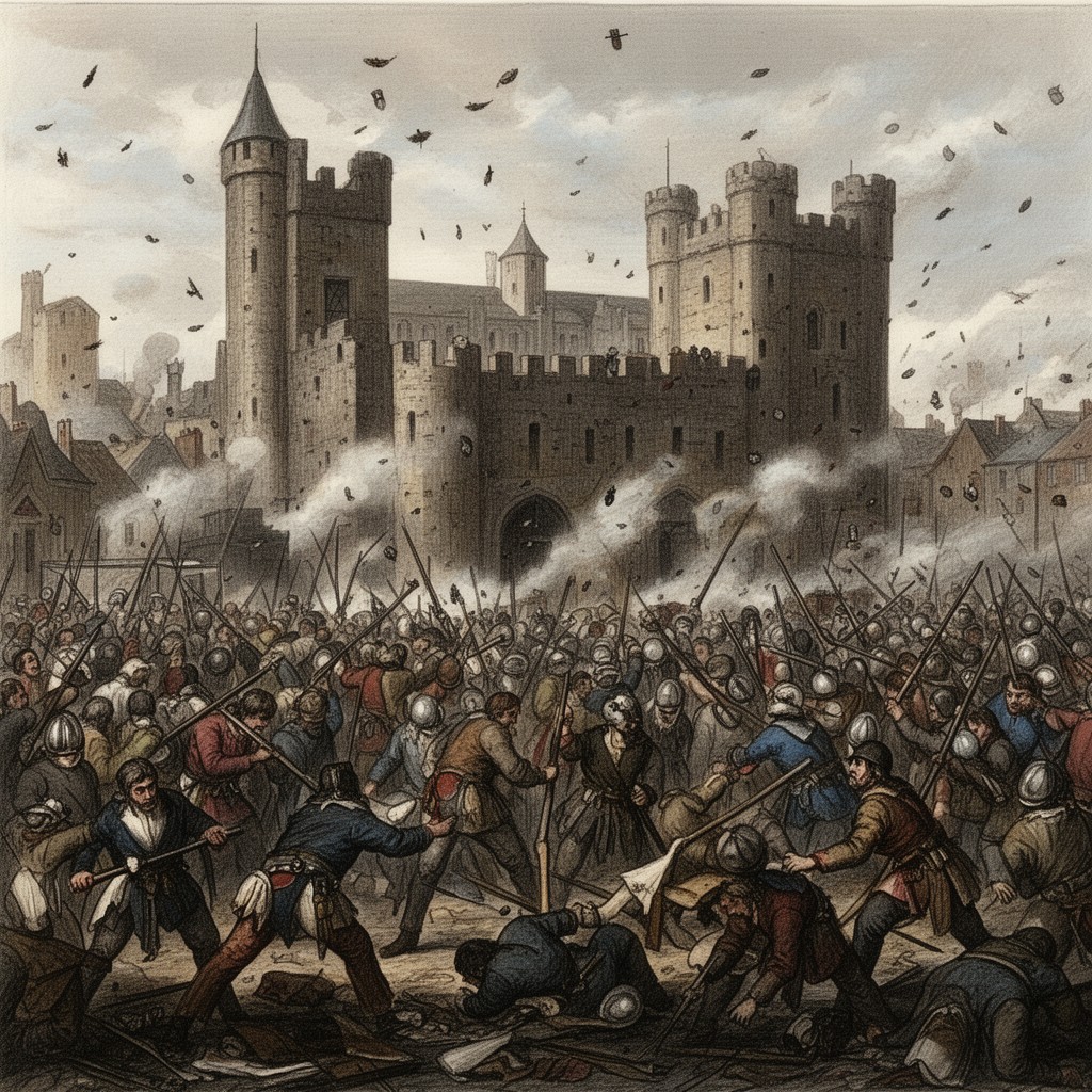 AI-generated illustration of Siege of Drogheda