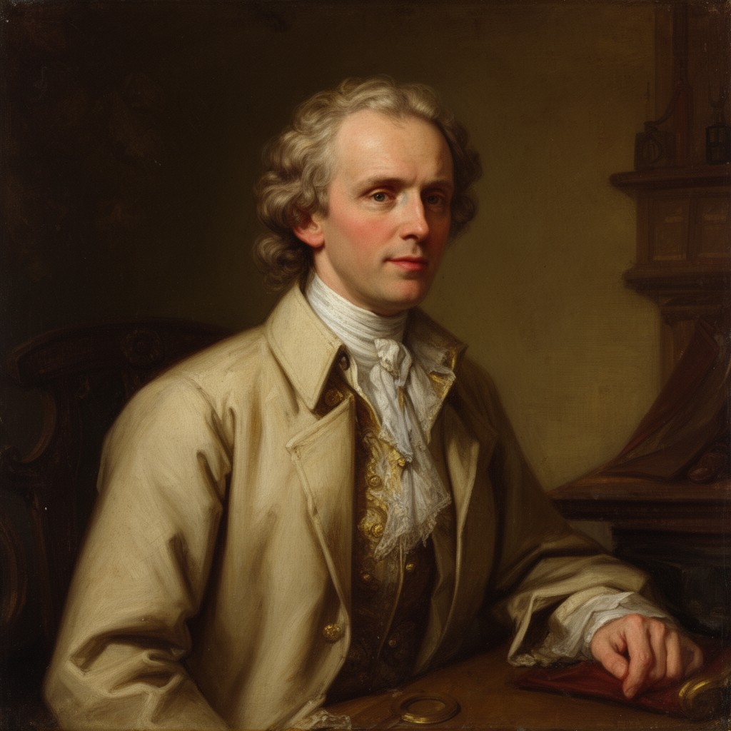 AI-generated illustration of John Hampden