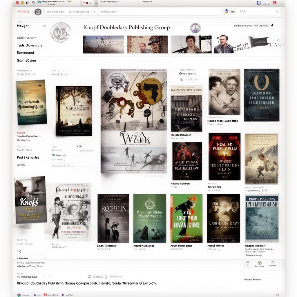 AI-generated illustration of Knopf Doubleday Publishing Group