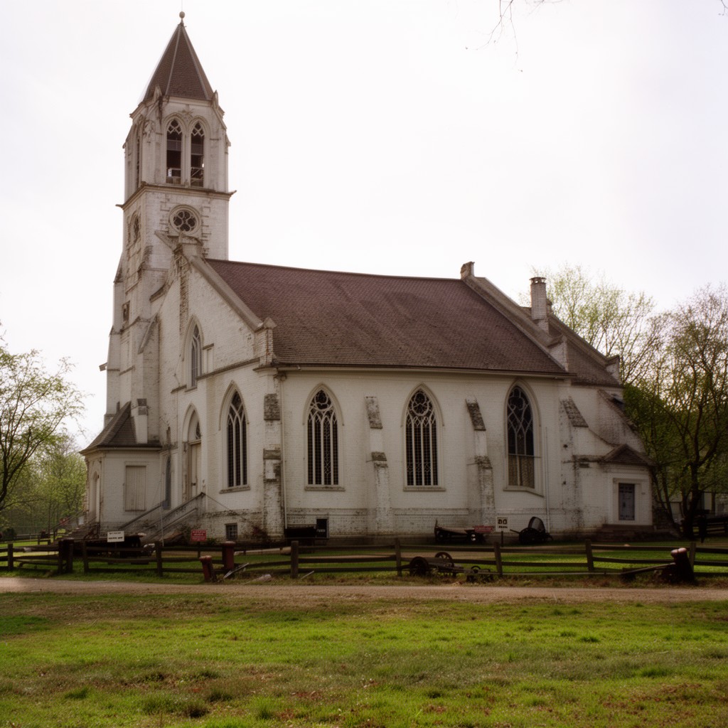 AI-generated illustration of Sudley Church