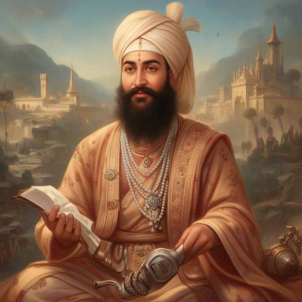AI-generated illustration of Guru Gobind Singh