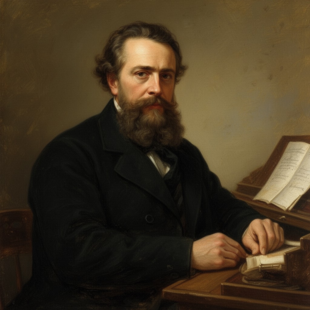 AI-generated illustration of Nikolaos Mantzaros