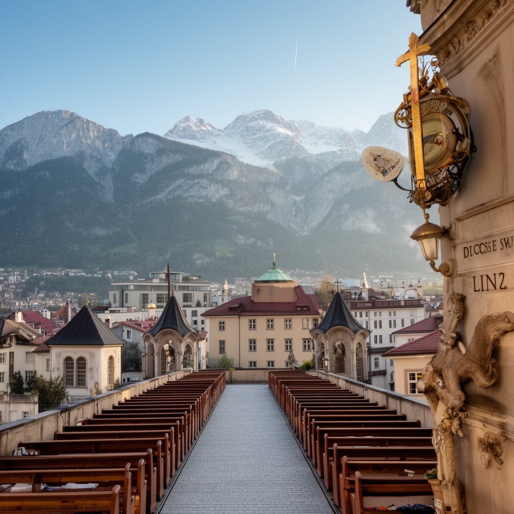 AI-generated illustration of Roman Catholic Diocese of Linz