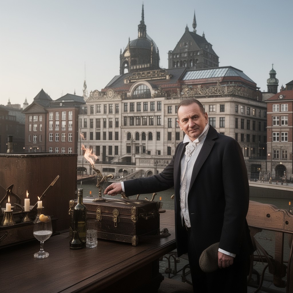 AI-generated illustration of First Mayor of Hamburg