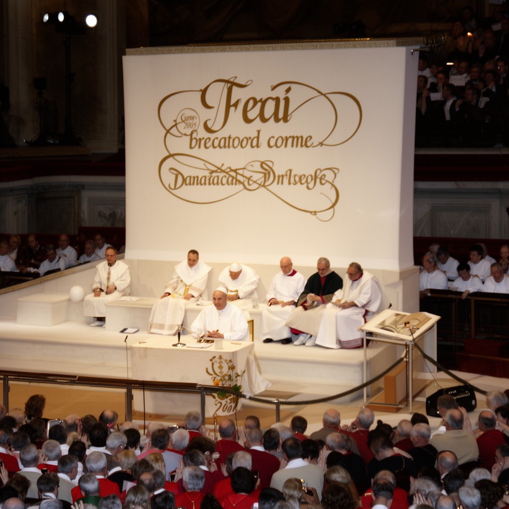 AI-generated illustration of 2005 papal conclave