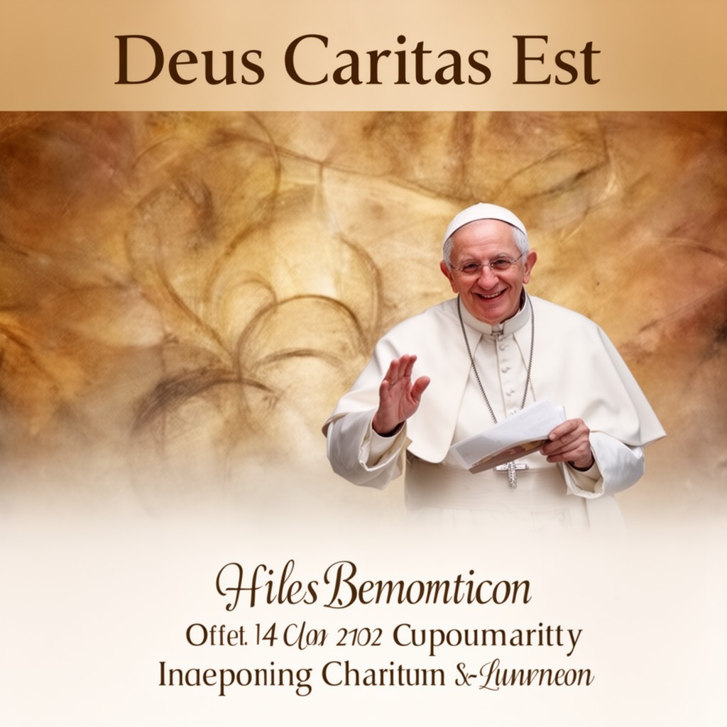 AI-generated illustration of Deus Caritas Est