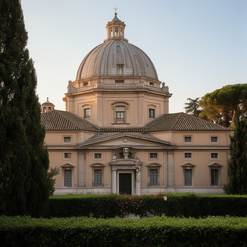AI-generated illustration of Mater Ecclesiae Monastery