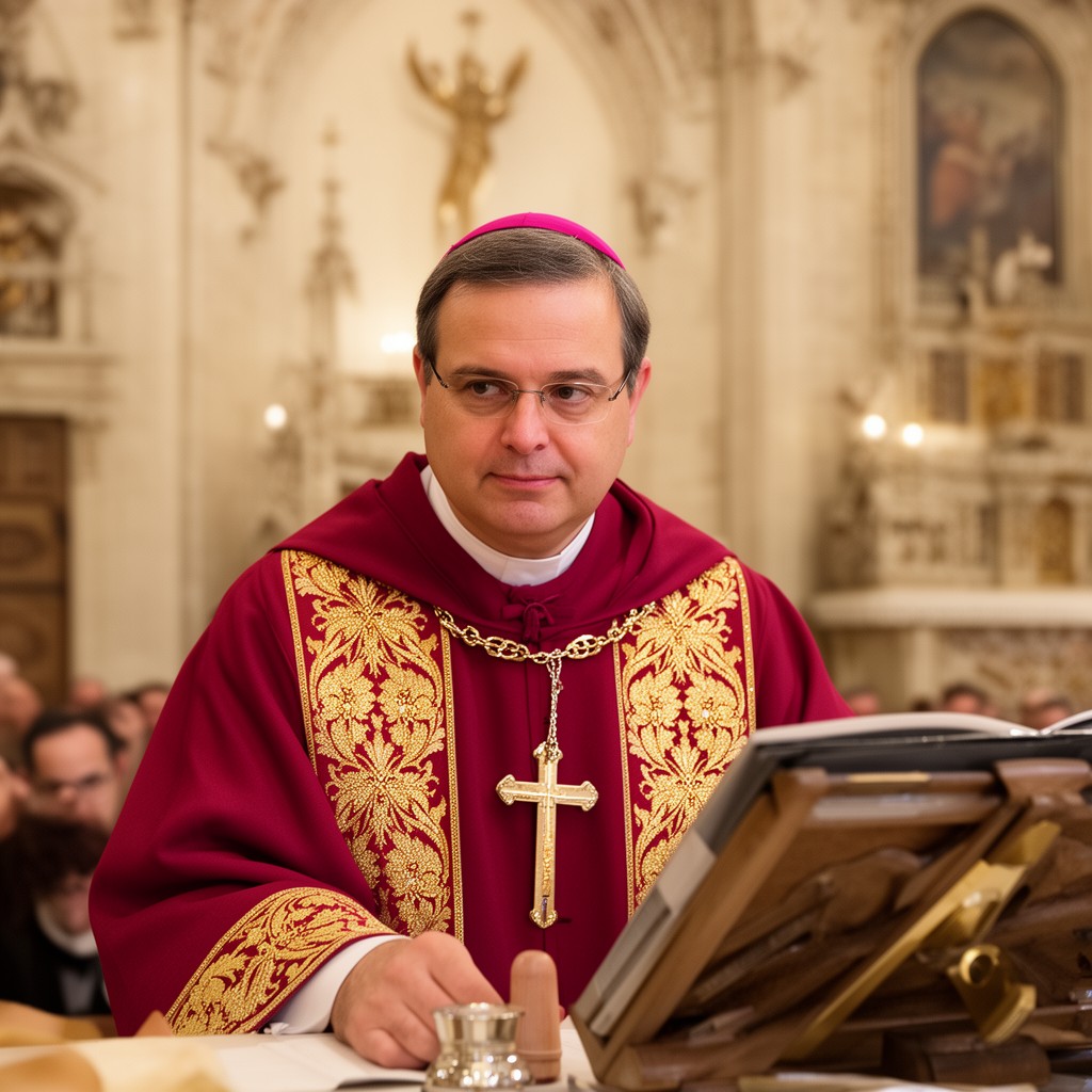 AI-generated illustration of Archbishop of Córdoba