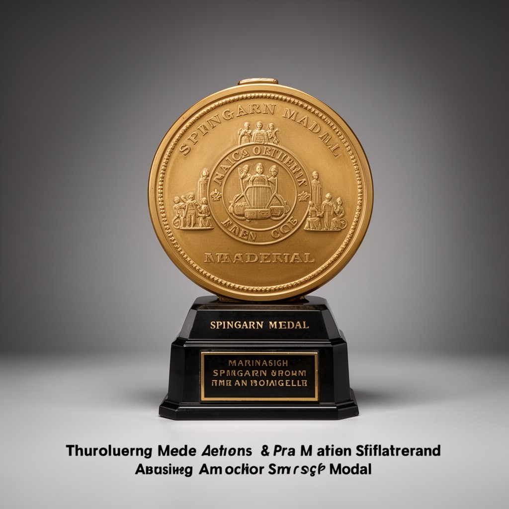 AI-generated illustration of Spingarn Medal