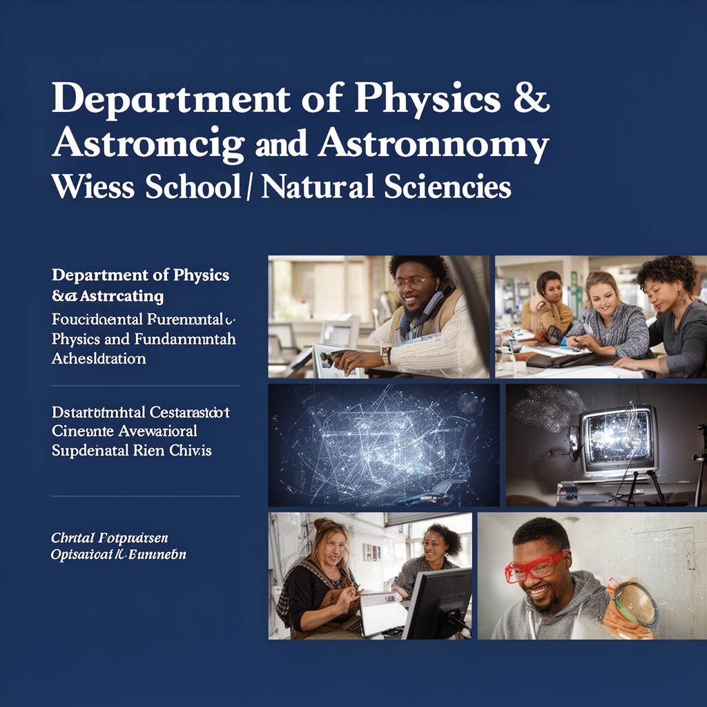 AI-generated illustration of Department of Physics and Astronomy