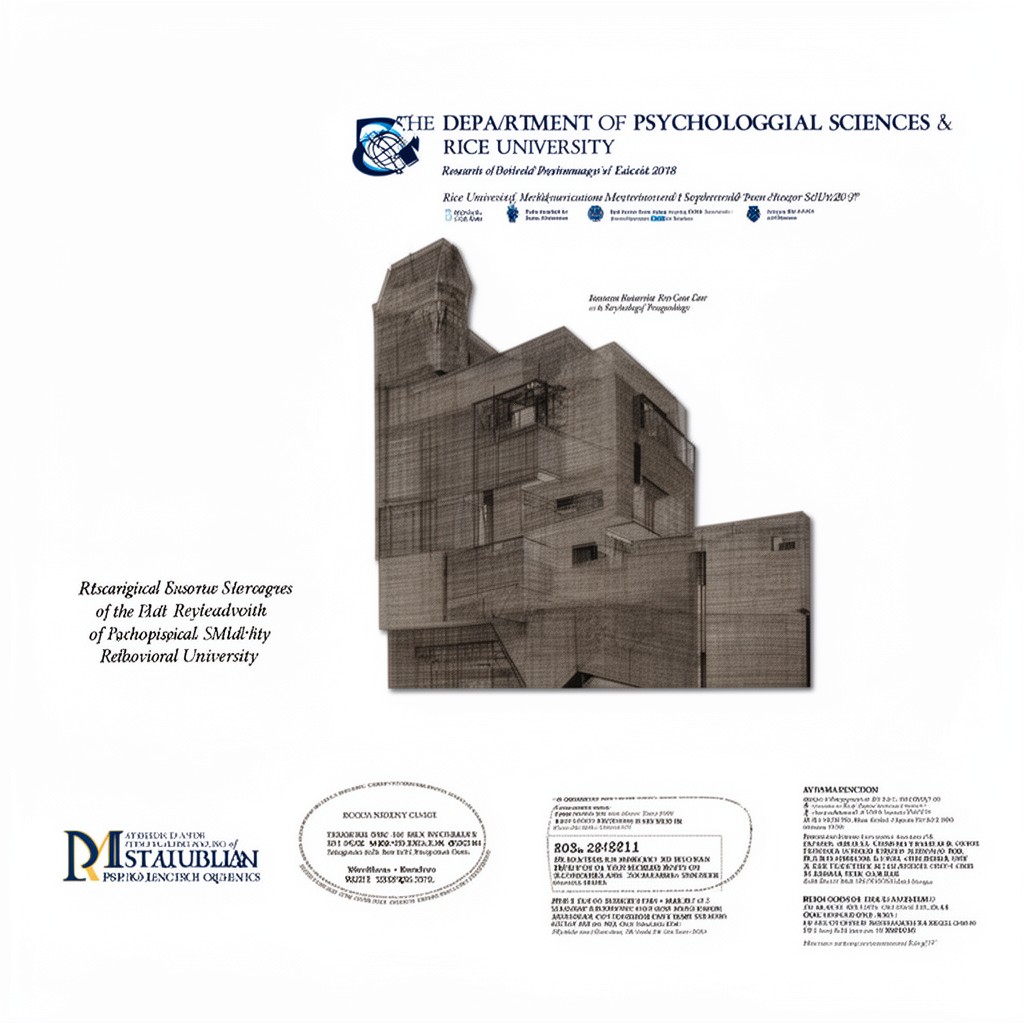 AI-generated illustration of Department of Psychological Sciences at Rice University