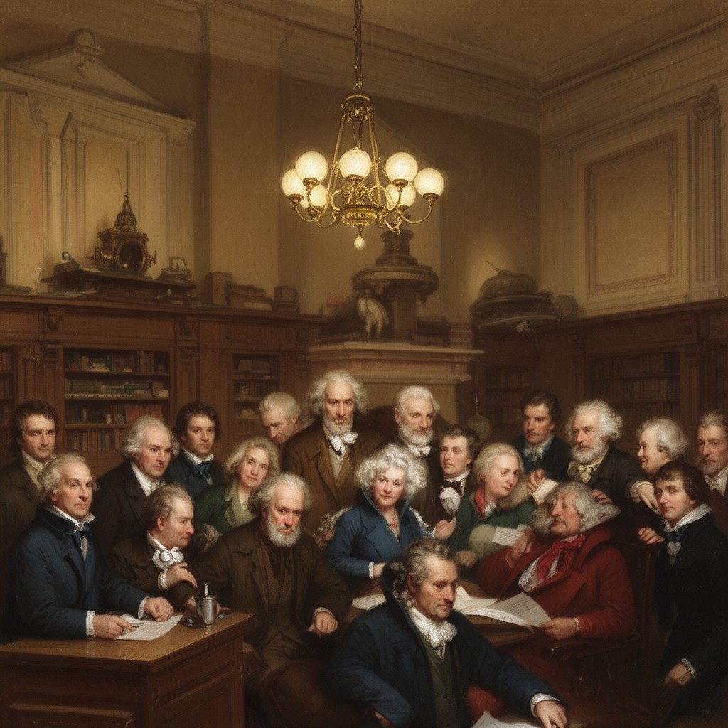 AI-generated illustration of Select Society