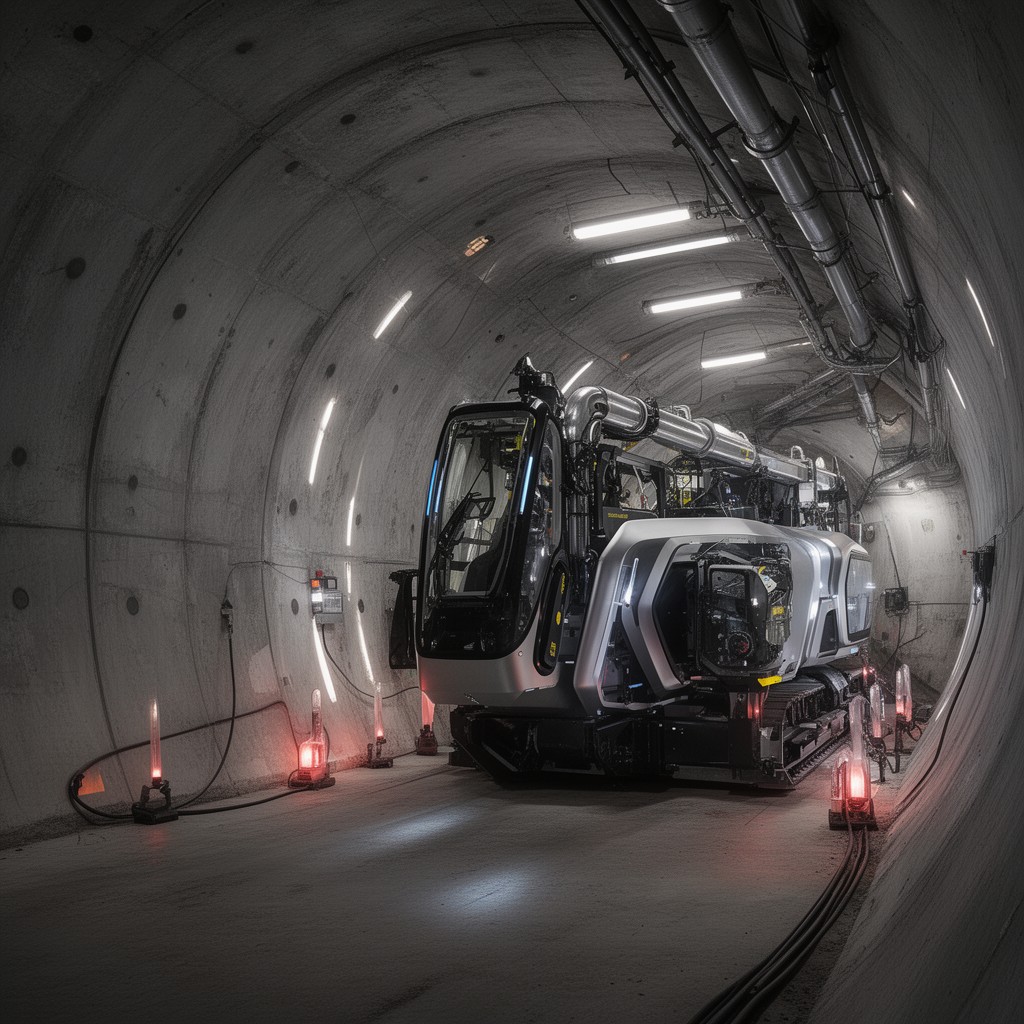 AI-generated illustration of Prufrock tunnel boring machine