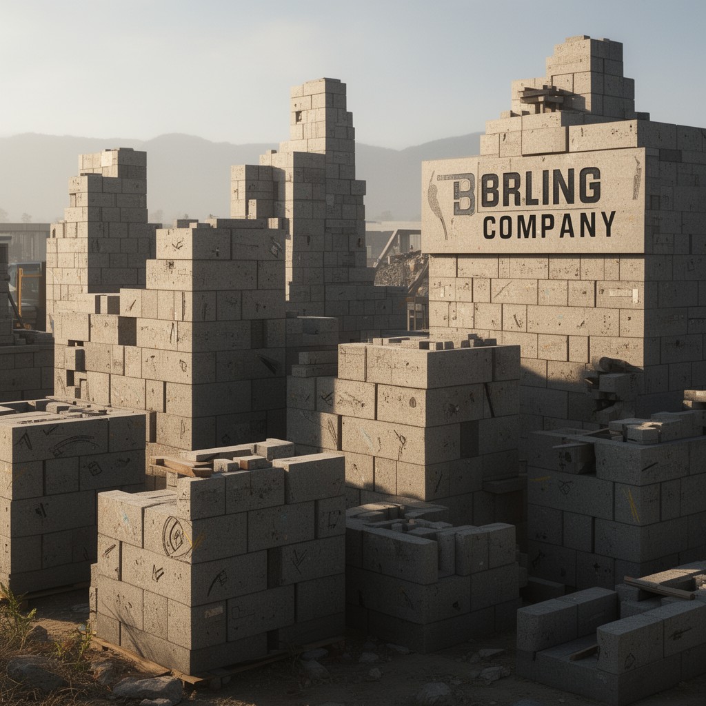 AI-generated illustration of Boring Bricks