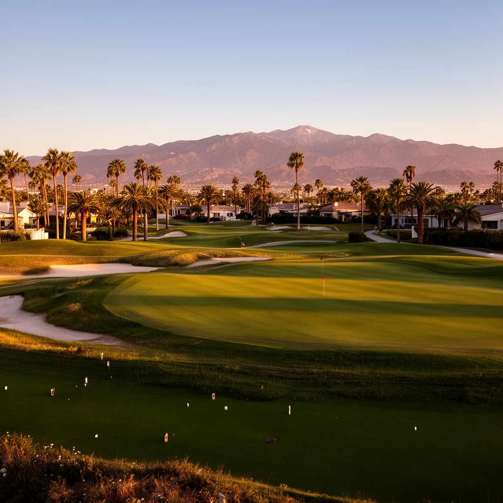 AI-generated illustration of Rancho Mirage, California, United States